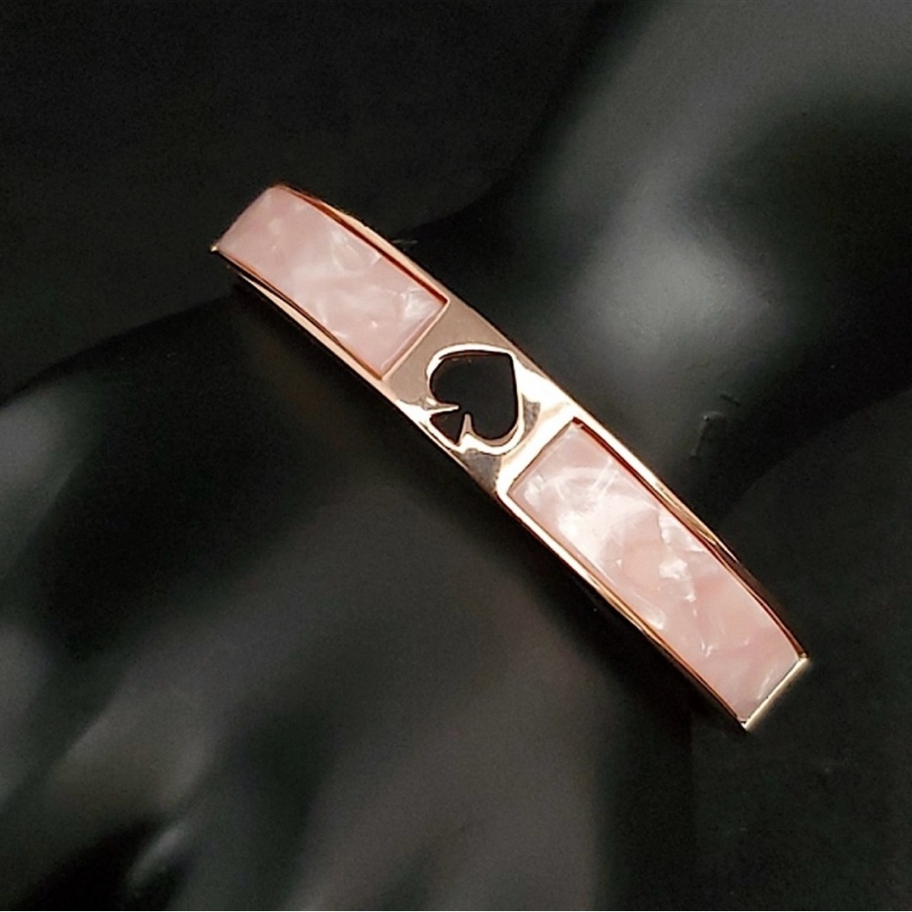 Kate Spade Pink and Gold Heart Bracelet - Picture 6 of 8